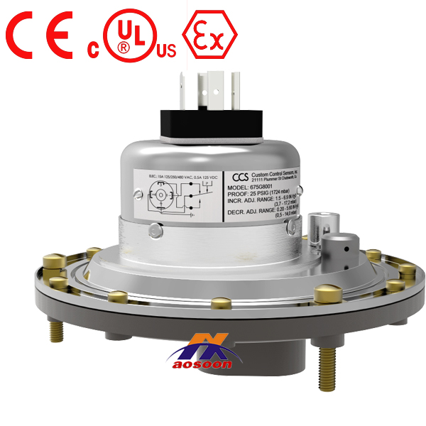 CCS 675G800 pressure switch