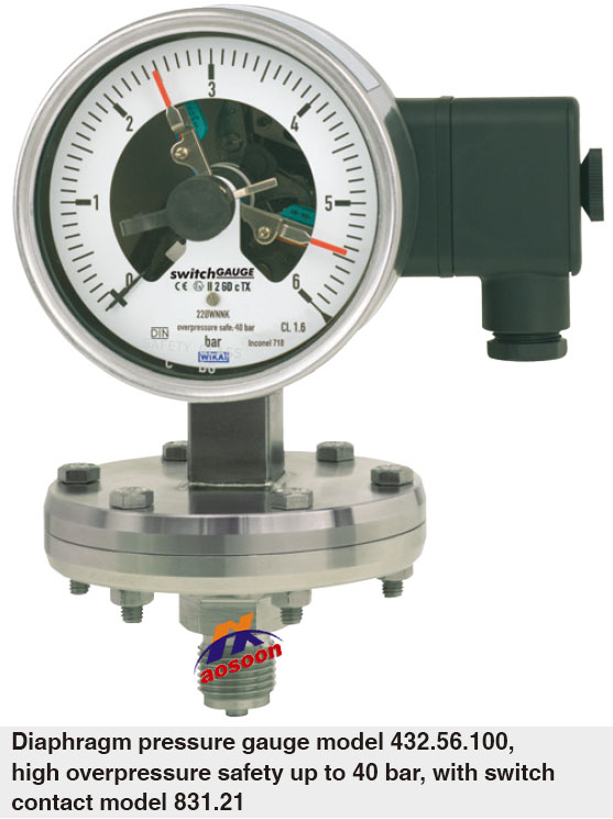 432.56 WIKA Diaphragm pressure gauge