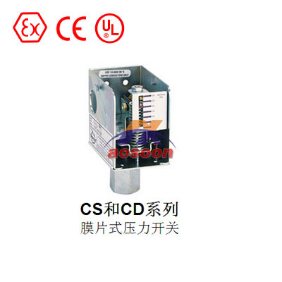 CS-1 Diaphragm Pressure Switch Dwyer CS & CD Series