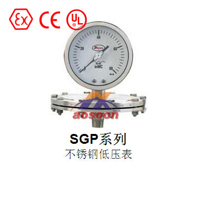Dwyer SGP series bourdon tube type pressure gauge