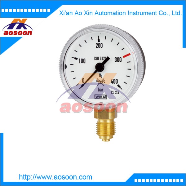 Bourdon tube pressure gauge Safety version wika 111.31, welding gauge to ISO 5171