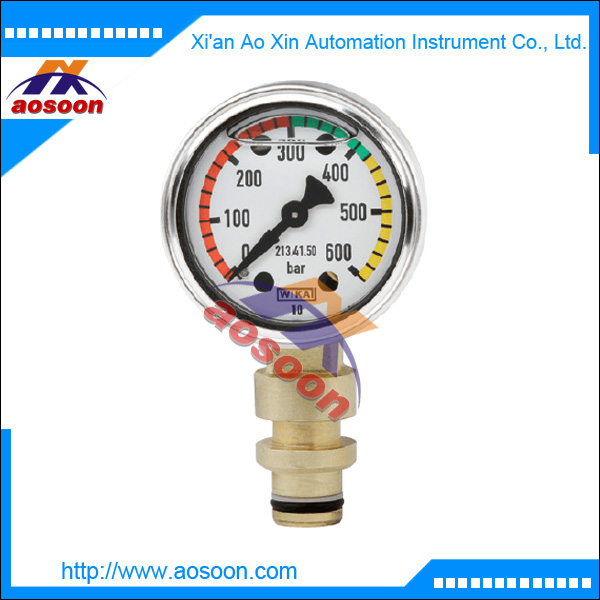 Wika Bourdon tube pressure gauges wika Model 213.41 mining version