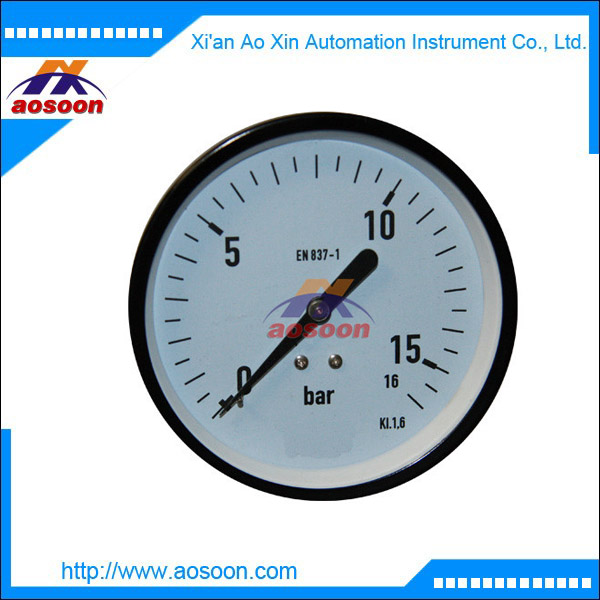 China iron case  pressure gauge stainless steel case pressure gauge